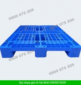 Pallet nhựa một mặt đan lưới.: 1200 x 1000 x 150mm