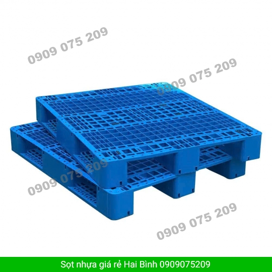 PALLET NHỰA XANH - 1200X1000X140MM