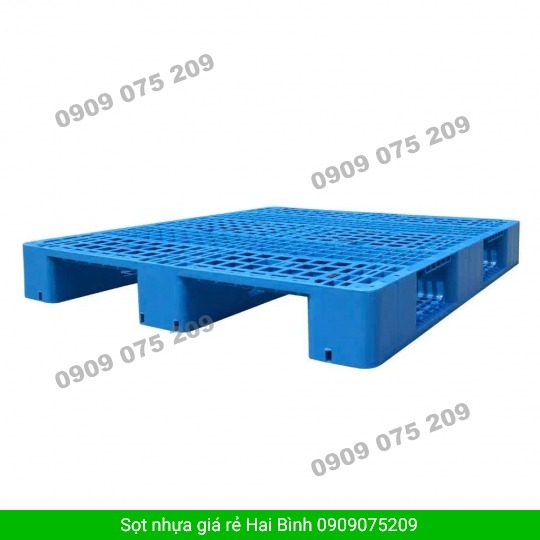 PALLET NHỰA XANH - 1200X1000X140MM