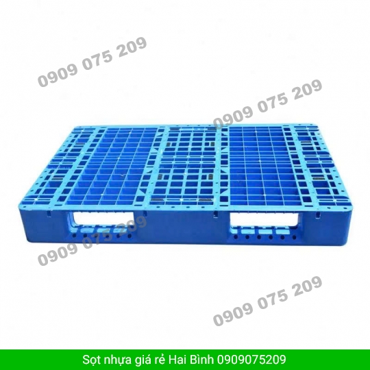 PALLET NHỰA XANH - 1200X1000X140MM