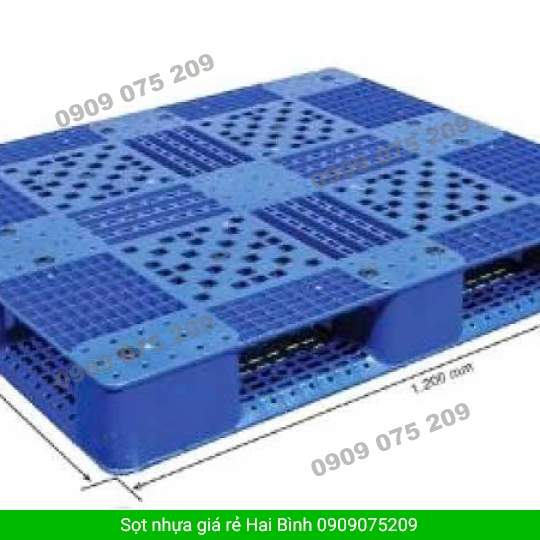 PALLET NHỰA MỘT MẶT ĐAN Ô CỬA SỔ KÍCH THƯỚC : 1200 x 1000 x 145MM