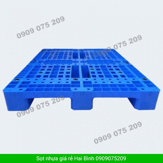 Pallet nhựa một mặt đan lưới.: 1200 x 1000 x 150mm